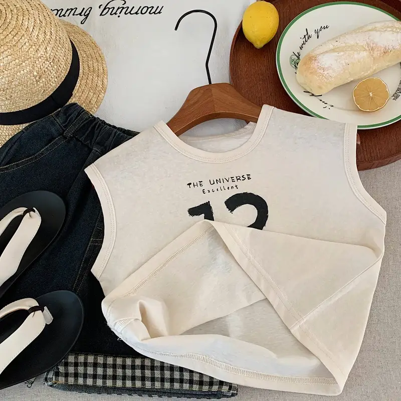 Children's Sleeveless Vest T-Shirt 13 Peace Summer 2025 — feature 6