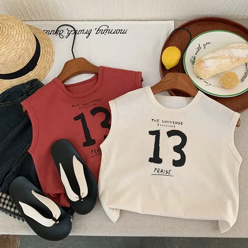 Children's Sleeveless Vest T-Shirt 13 Peace Summer 2025 — feature 9