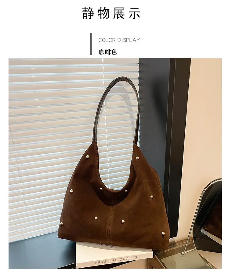 Black Velvet Shoulder Bag for Women 2025 New Arrival — feature 27