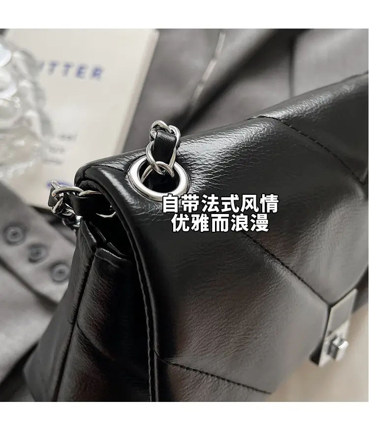 White Embroidered Chain Shoulder Bag for Women 2026 — feature 13
