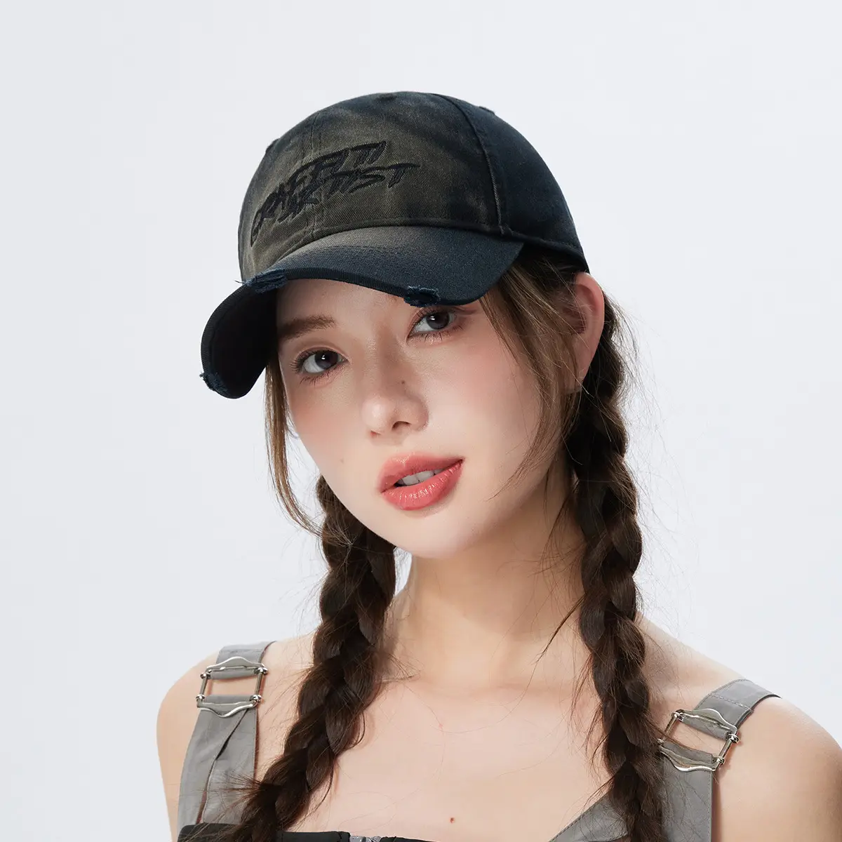 Men's Rick Dressed Cap Grey Retro Baseball