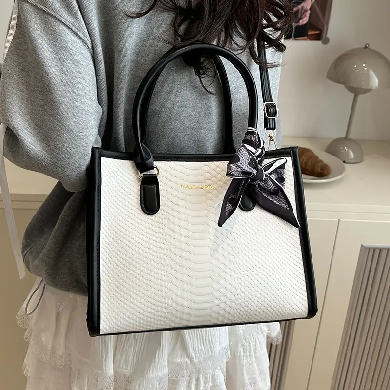 White Red Bow Shoulder Bag for Women 2025 - Image 5