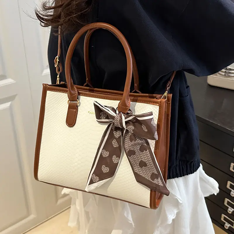 White Red Bow Shoulder Bag for Women 2025 - Image 7
