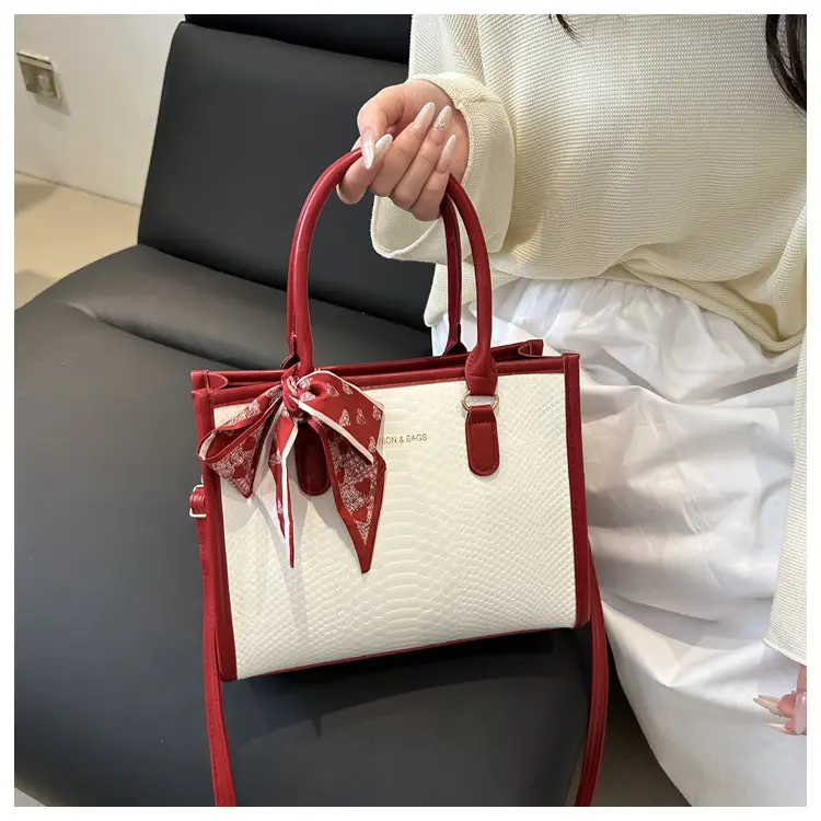White Red Bow Shoulder Bag for Women 2025 — feature 25