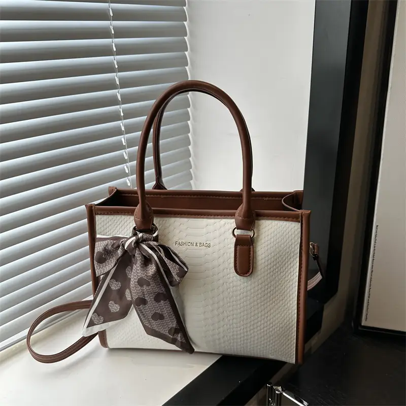 White Red Bow Shoulder Bag for Women 2025 - Image 2