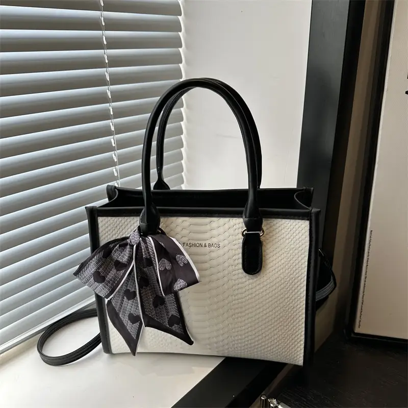 White Red Bow Shoulder Bag for Women 2025 - Image 3