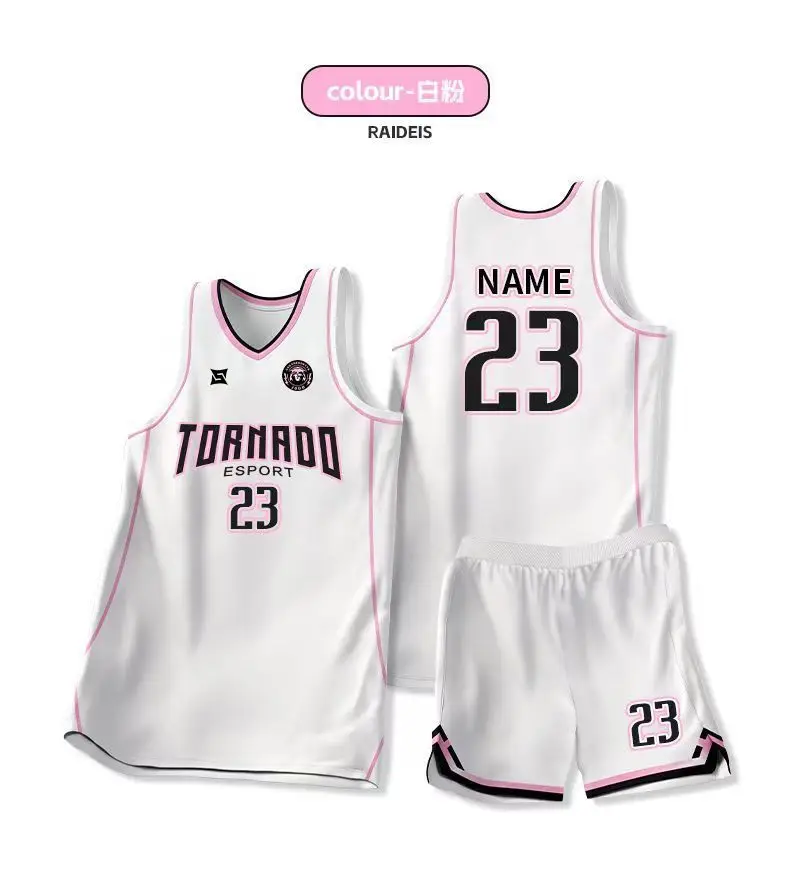 DIY Basketball Uniforms Black 23 Name Set — feature 12