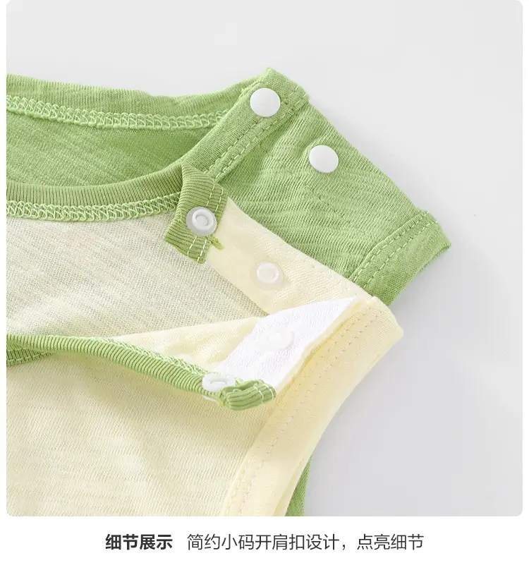 Boys Printed Sleeveless Vest Summer Top — feature 11