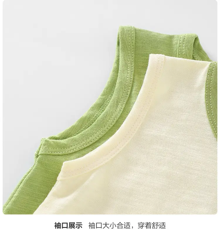 Boys Printed Sleeveless Vest Summer Top — feature 12