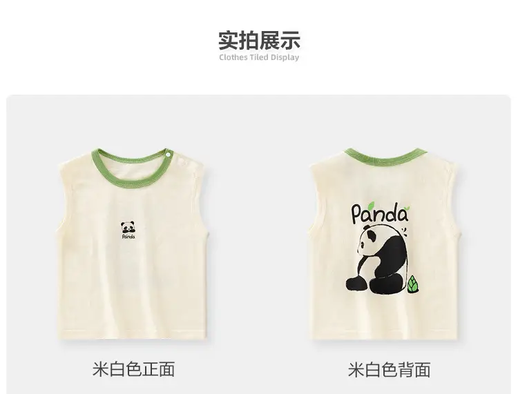 Boys Printed Sleeveless Vest Summer Top — feature 6