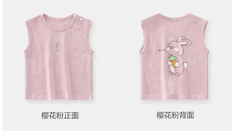 Boys Printed Sleeveless Vest Summer Top — feature 8