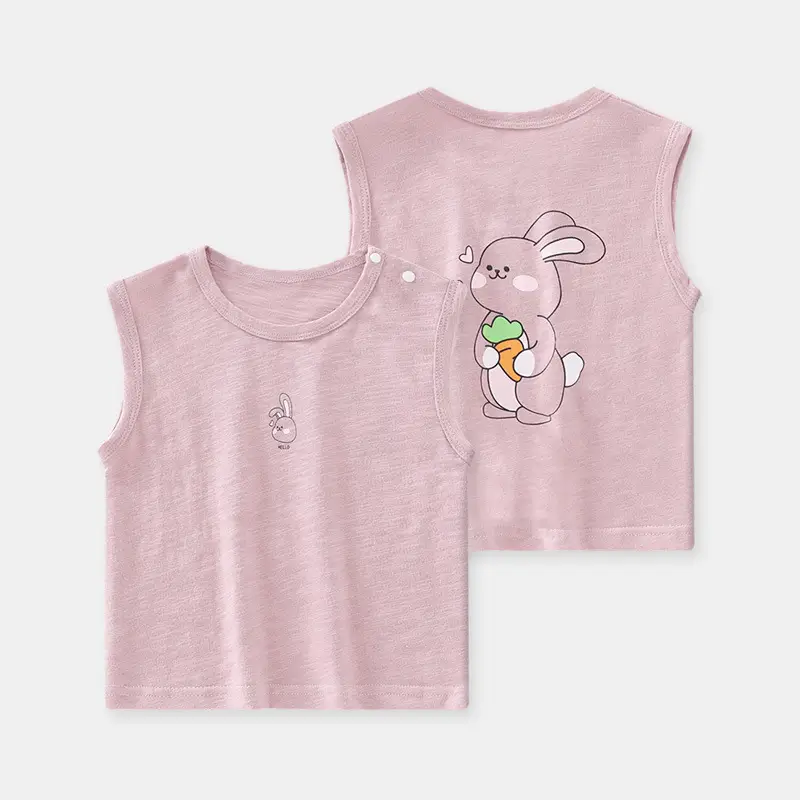 Boys Printed Sleeveless Vest Summer Top - Image 3
