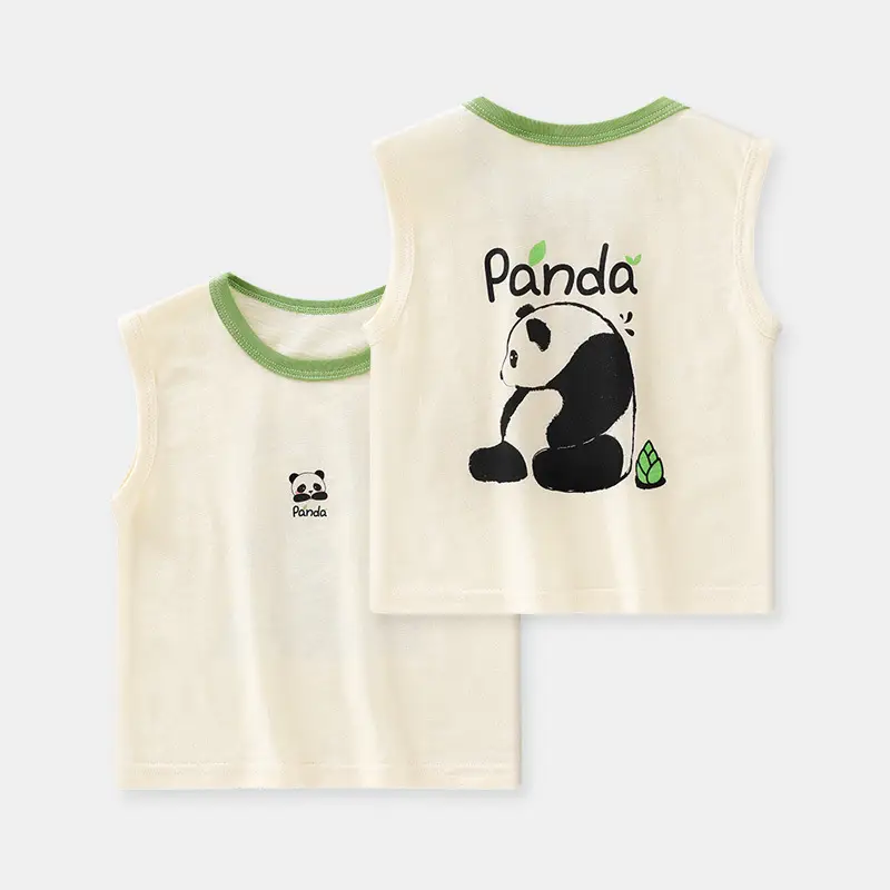 Boys Printed Sleeveless Vest Summer Top - Image 4