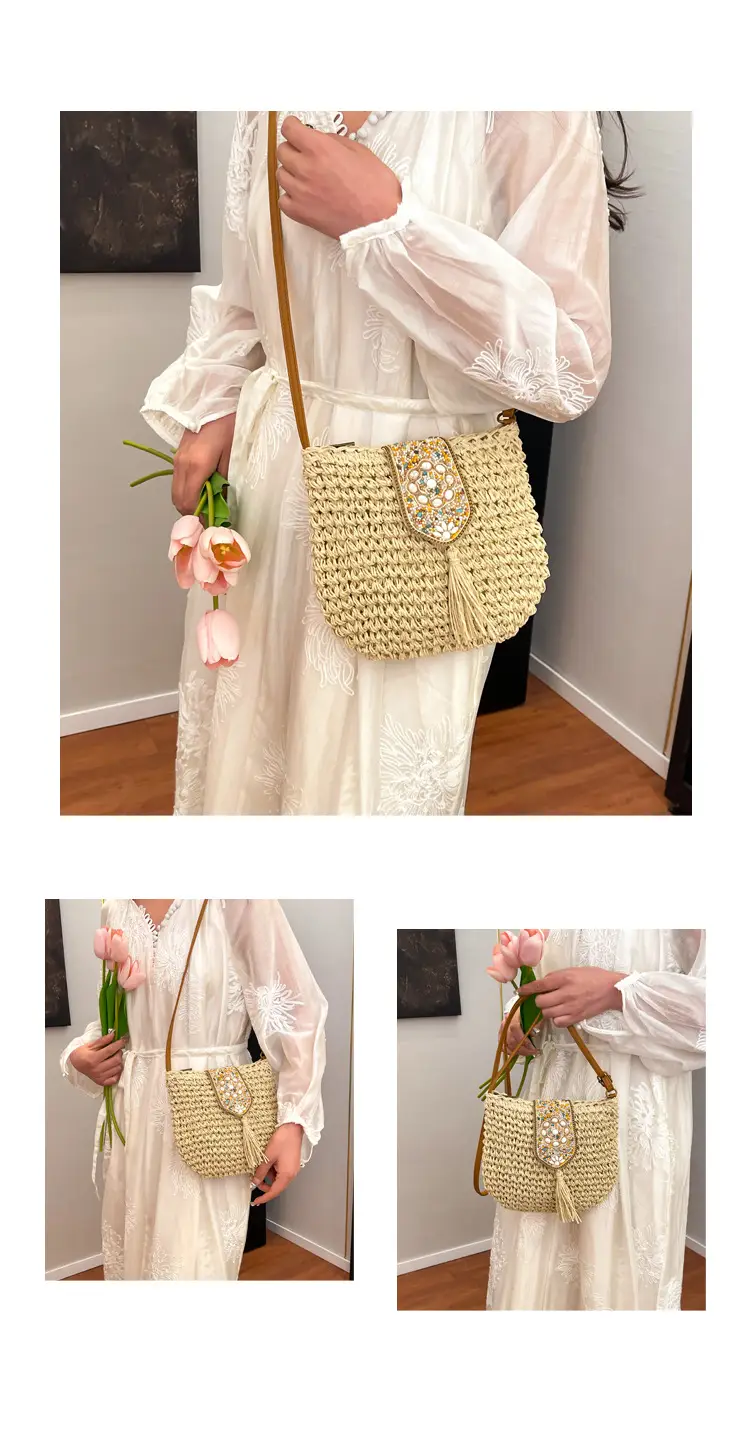 New Raceway Woven Shoulder Bag for Women — feature 10