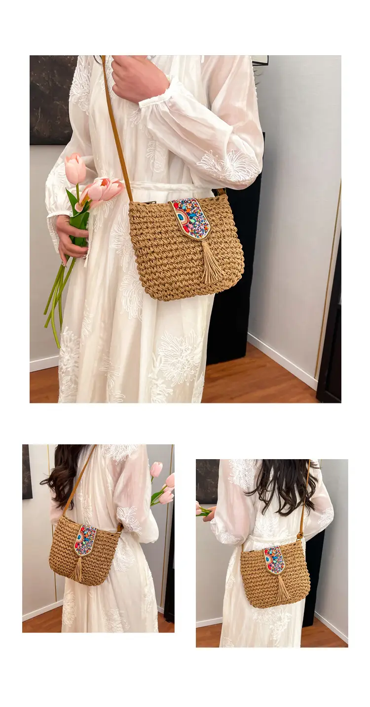 New Raceway Woven Shoulder Bag for Women — feature 9