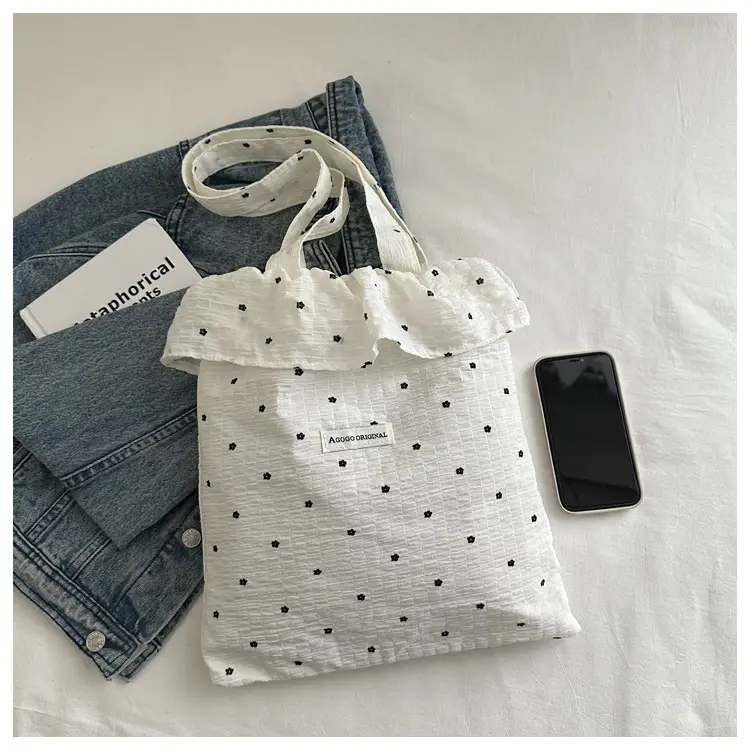 2026 Summer Chiffon Polka Dot Shoulder Bag — feature 17