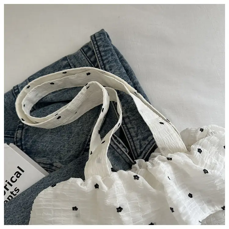 2026 Summer Chiffon Polka Dot Shoulder Bag — feature 18