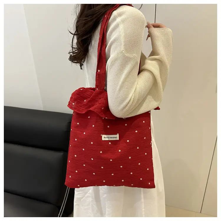 2026 Summer Chiffon Polka Dot Shoulder Bag — feature 31