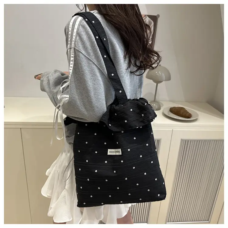 2026 Summer Chiffon Polka Dot Shoulder Bag — feature 42