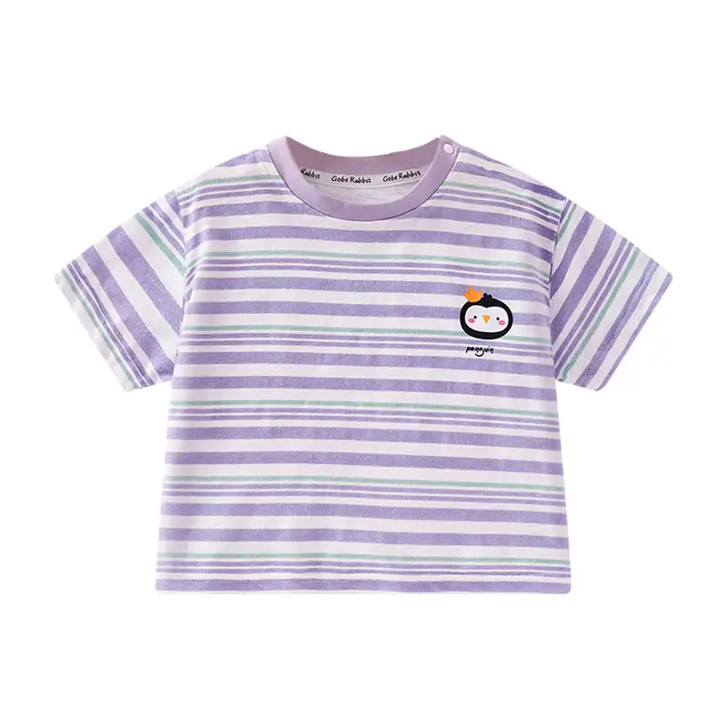 Baby T-shirts Cartoon Embroidered Summer Casual Short Sleeve - Image 8