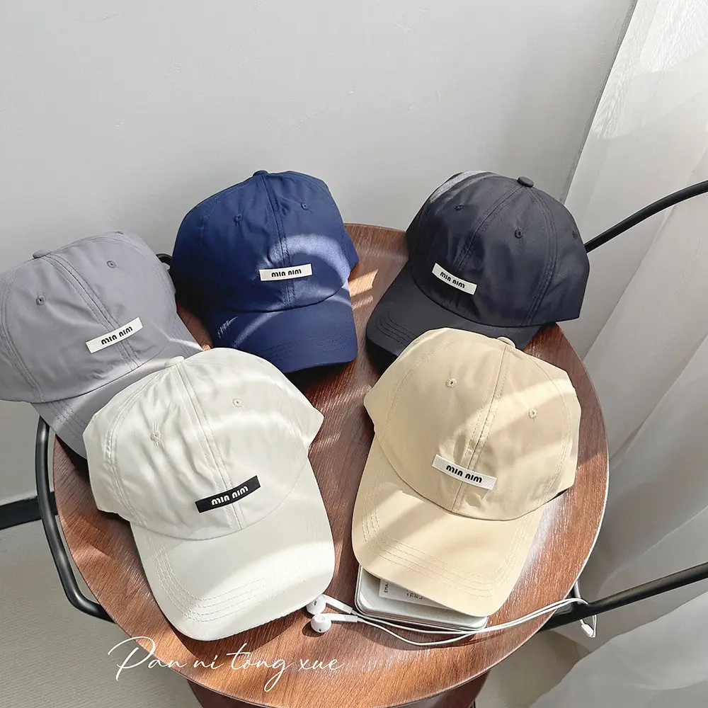 Pink Korean Style Thin Baseball Cap for Women - Image 14