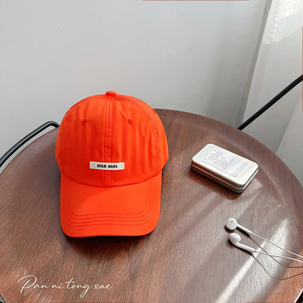 Pink Korean Style Thin Baseball Cap for Women - Image 7