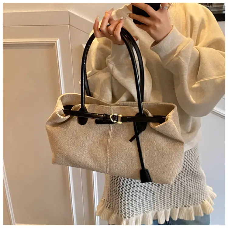 Retro Tote Bag Women 2025 New Casual Large Capacity — feature 10