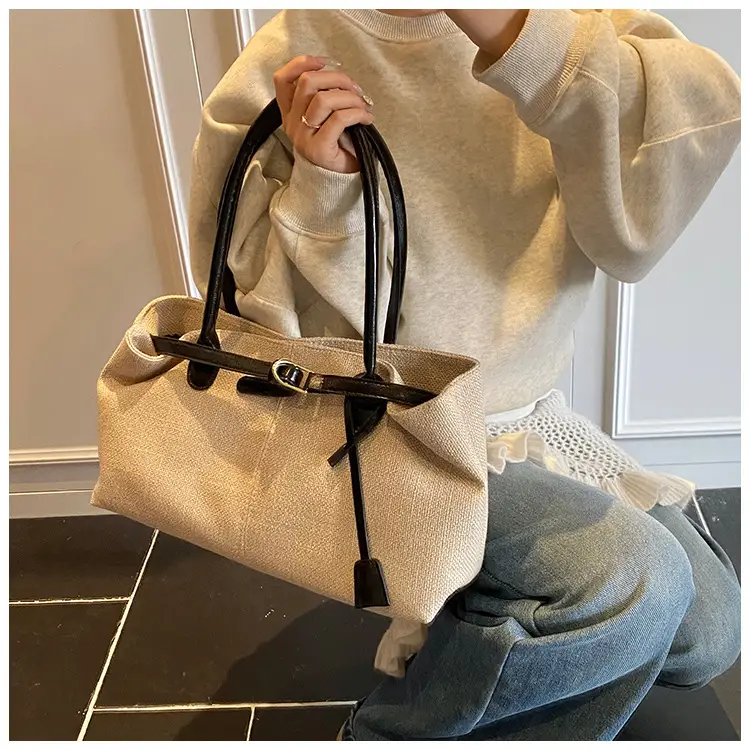 Retro Tote Bag Women 2025 New Casual Large Capacity — feature 12