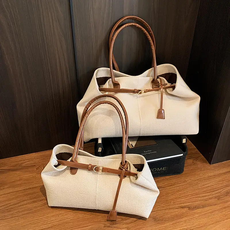 Retro Tote Bag Women 2025 New Casual Large Capacity - Image 2