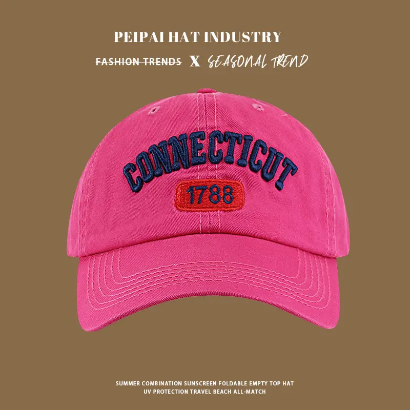 Connecticut 1788 Black Cap with Letter Embroidery - Image 6