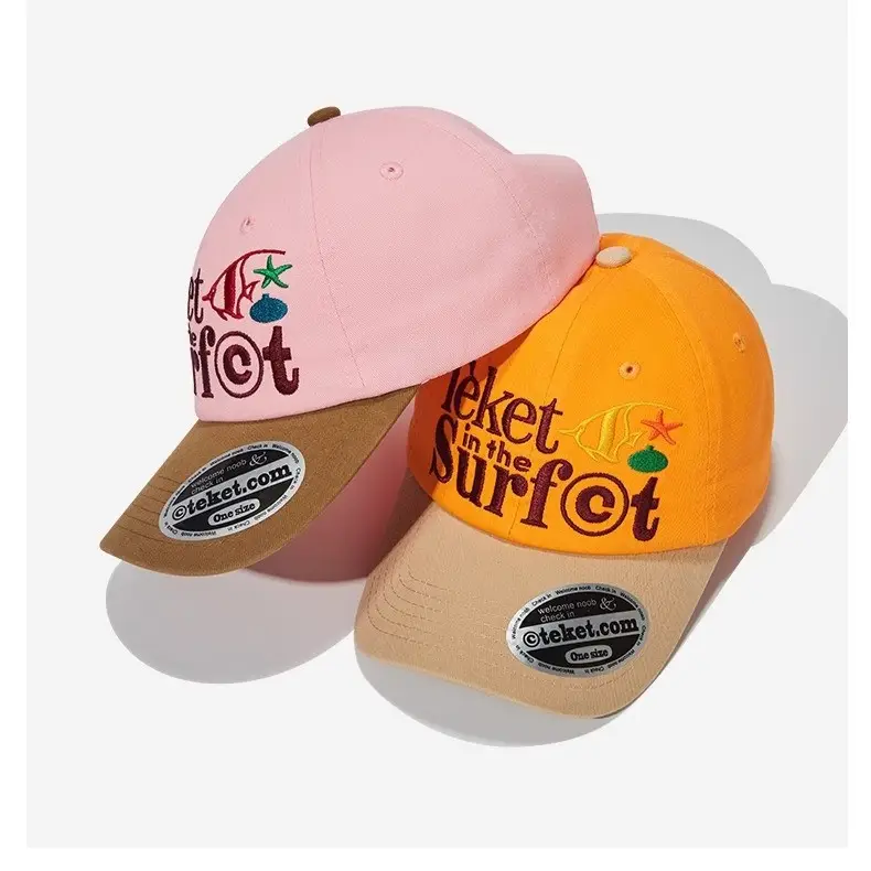 Orange "Hit the Hut" Cap Women Men Soft Baseball Hat - Image 4