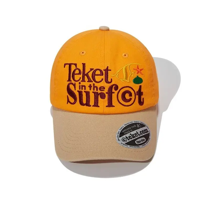 Orange "Hit the Hut" Cap Women Men Soft Baseball Hat - Image 5