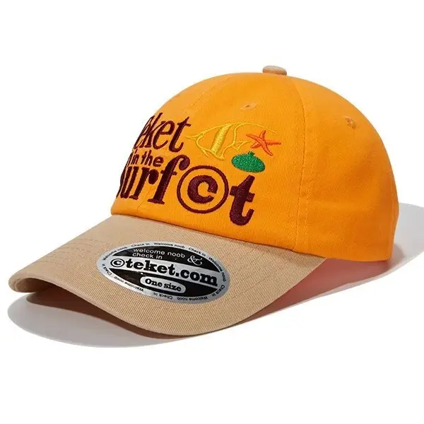 Orange "Hit the Hut" Cap Women Men Soft Baseball Hat - Image 7