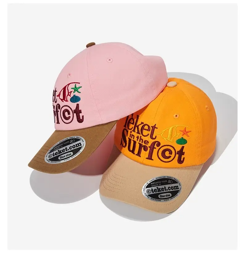 Orange "Hit the Hut" Cap Women Men Soft Baseball Hat — feature 9