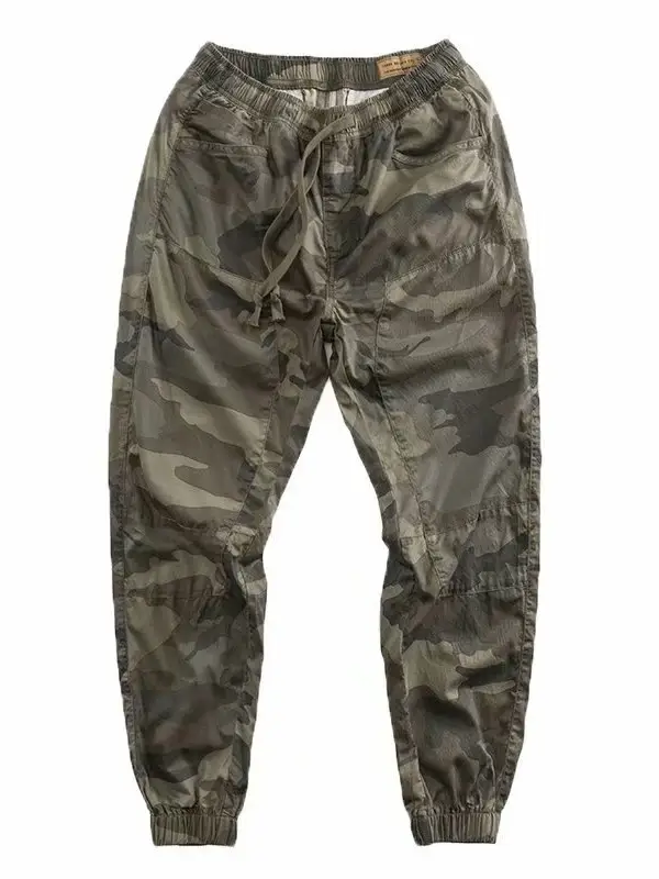 Men's Camo Elastic Waist Jogger Pants