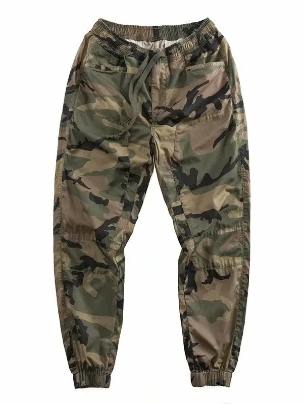 Men's Camo Elastic Waist Jogger Pants