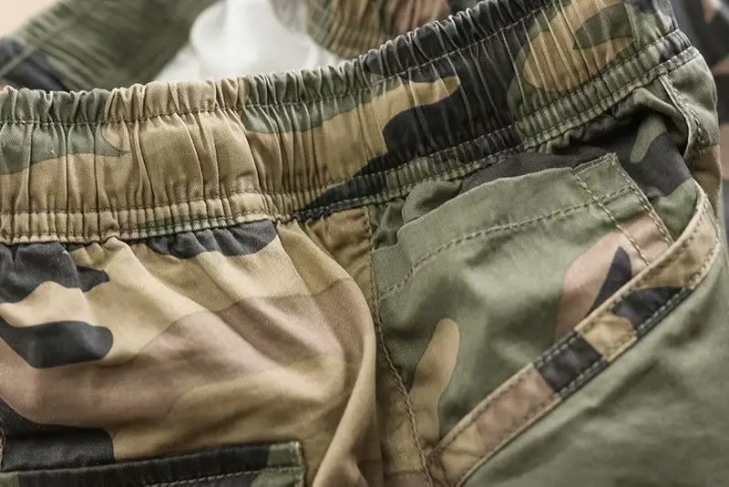 Men's Camo Elastic Waist Jogger Pants — feature 38