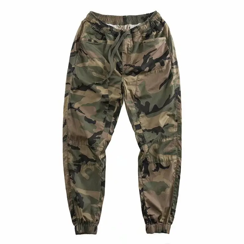 Men's Camo Elastic Waist Jogger Pants