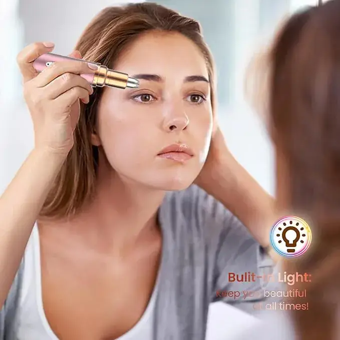 Electric Eyebrow Pencil Pink Automatic Finish - Image 6