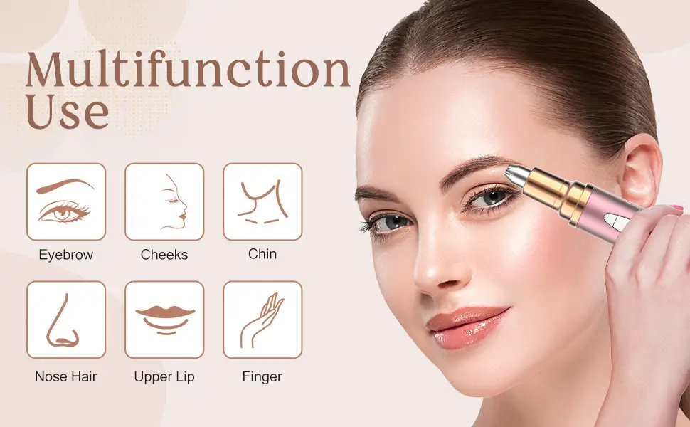 Electric Eyebrow Pencil Pink Automatic Finish — feature 1