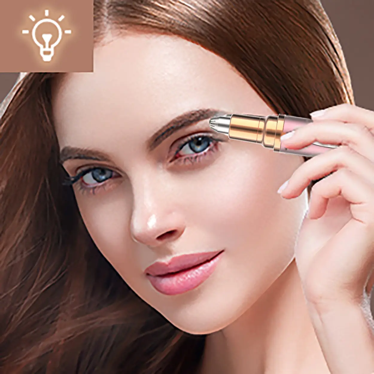 Electric Eyebrow Pencil Pink Automatic Finish — feature 3