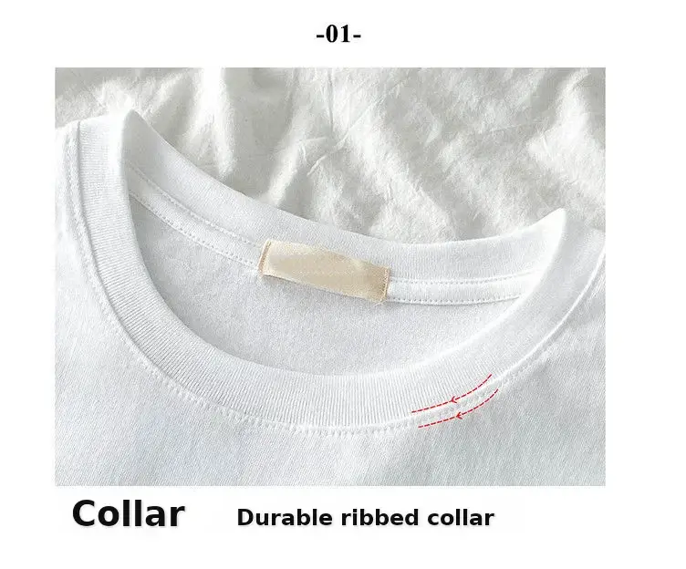 2025 Cartoon Cat Guitar Print Cotton T-Shirt Women Loose Trendy — feature 2