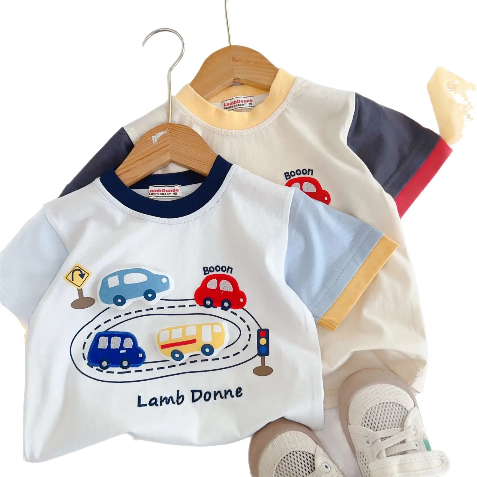 Boys' Blue Car Road T-Shirt Summer 2026 - Image 8