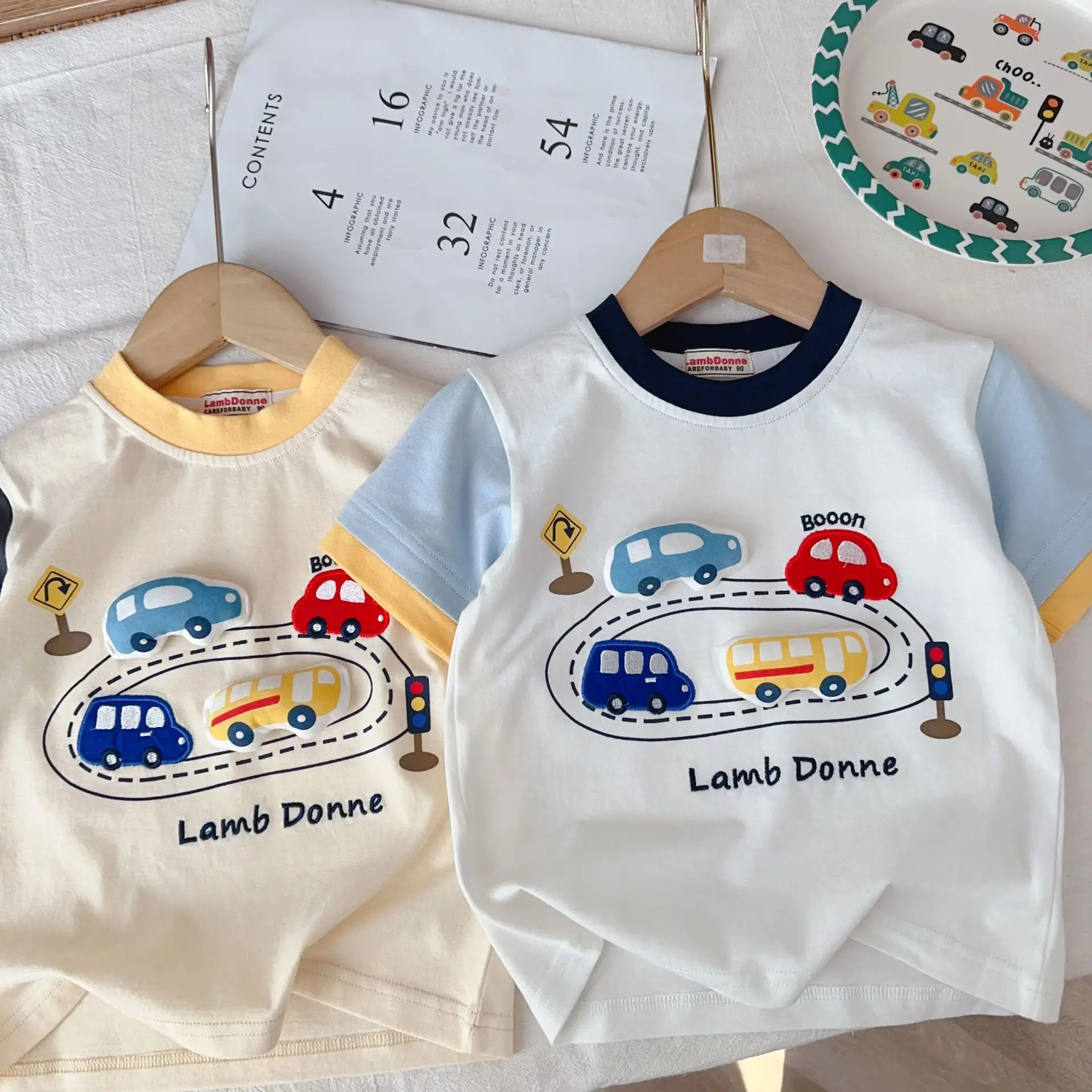 Boys' Blue Car Road T-Shirt Summer 2026 — feature 10