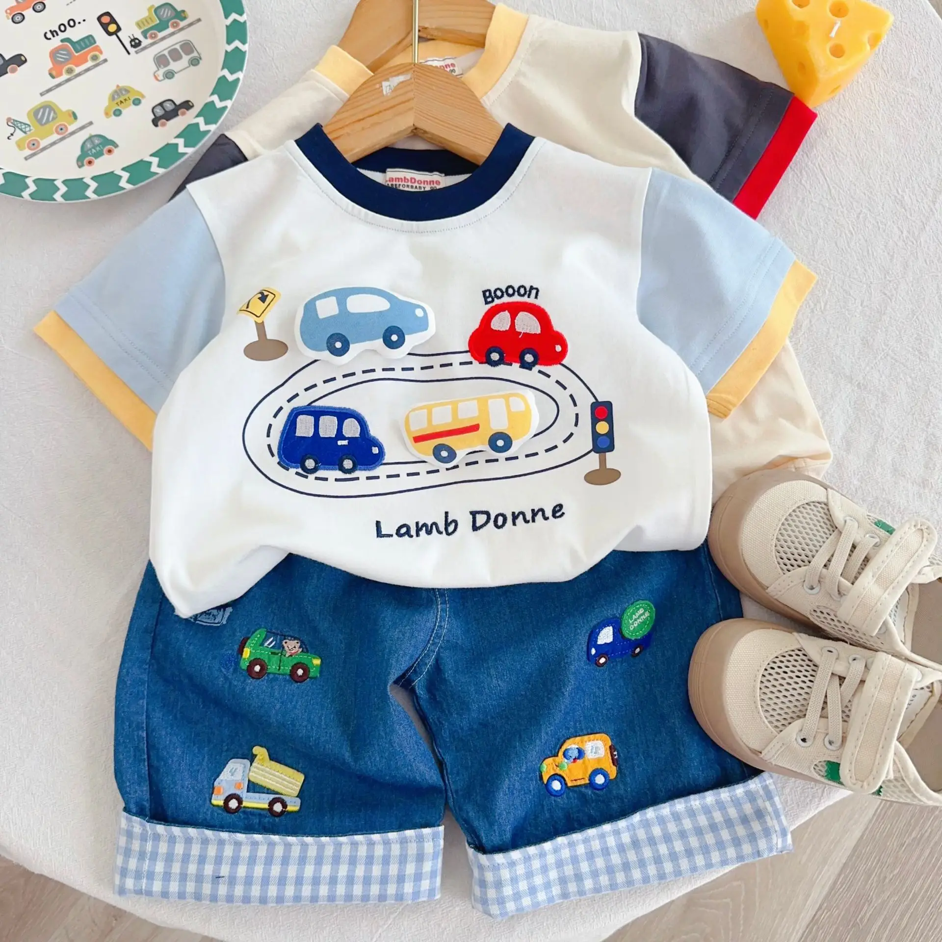 Boys' Blue Car Road T-Shirt Summer 2026 — feature 12