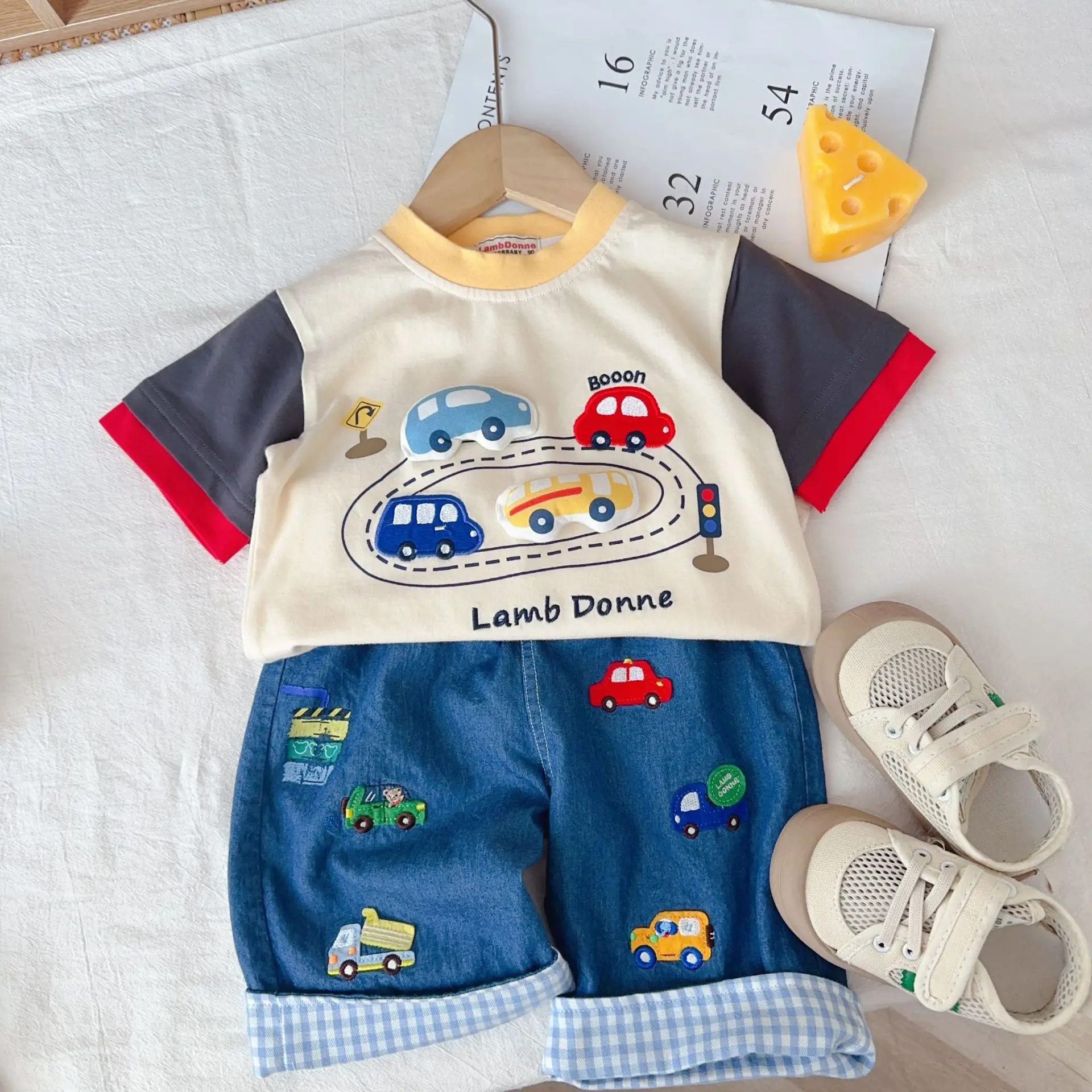 Boys' Blue Car Road T-Shirt Summer 2026 — feature 13