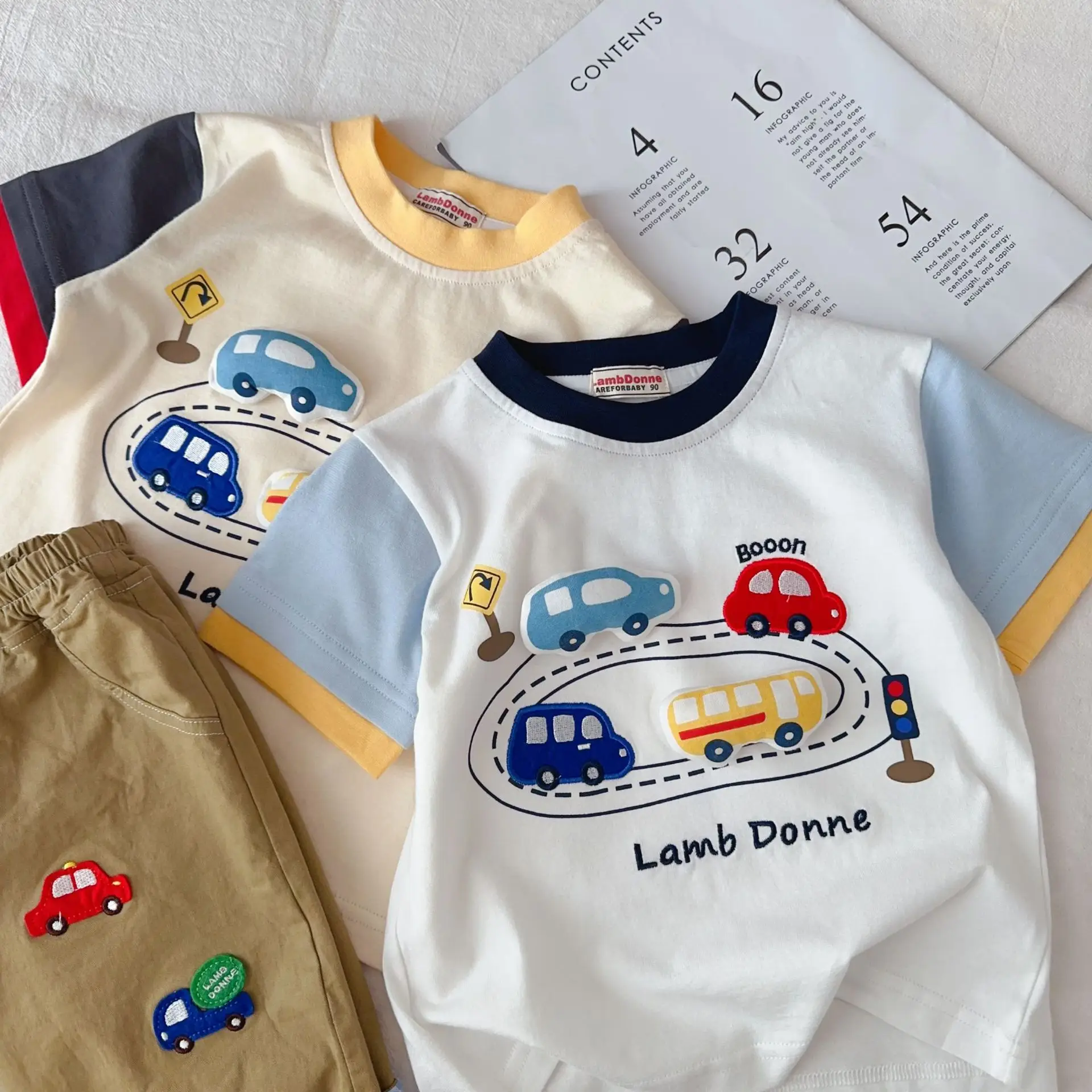 Boys' Blue Car Road T-Shirt Summer 2026 — feature 14