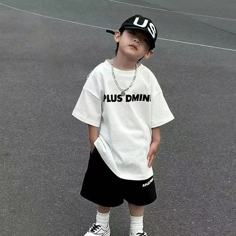 2025 Summer Printed Bear T-Shirt for Boys Middle Size - Image 10