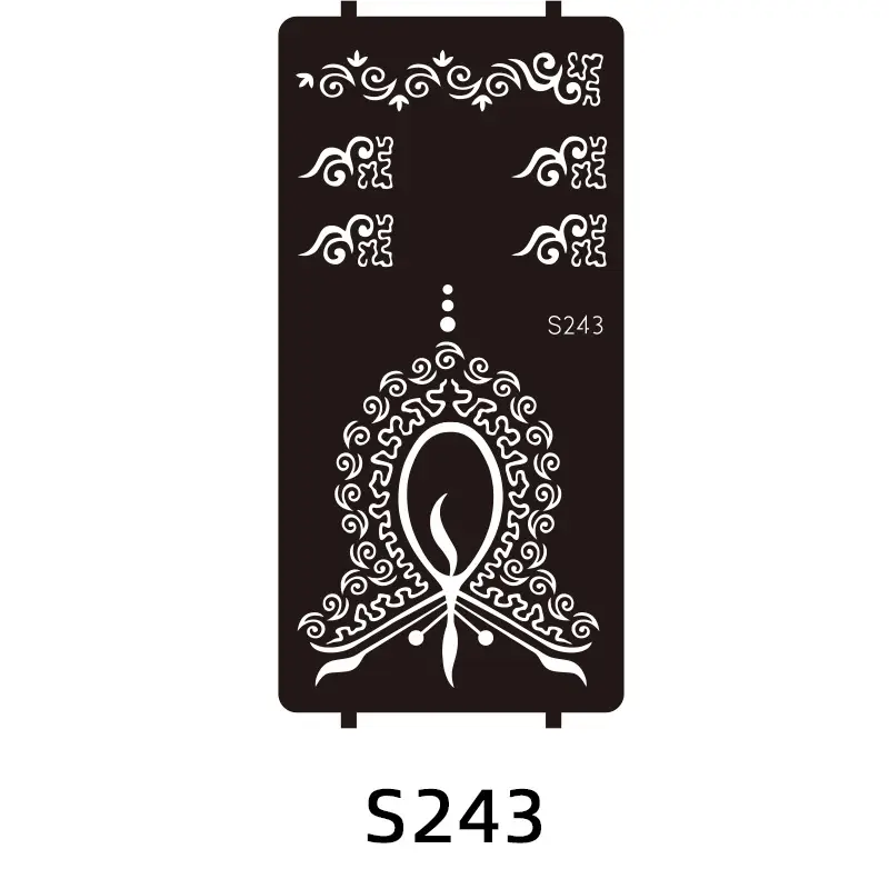 Cross Border India Henna Tattoo Template Tattoo Hand Painted Template Juice Tattoo Sticker Painted HennaTattoo