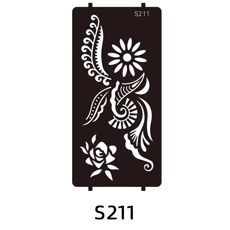 Cross Border India Henna Tattoo Template Tattoo Hand Painted Template Juice Tattoo Sticker Painted HennaTattoo